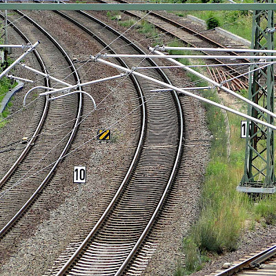 ESTW / Spurplan Knoten Roßlau / Dessau