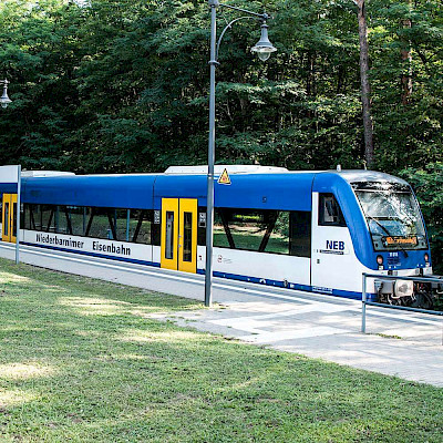 Bahnsteigneubau Bad Saarow Klinikum